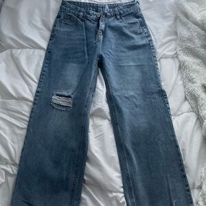 High waisted baggy jeans. SHEIN; size large.